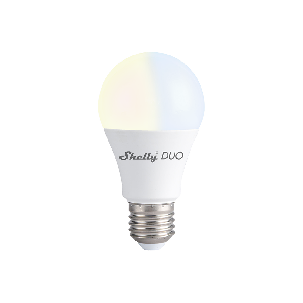 Shelly Duo E27 ampoule connectée E27 dimmable WiFi
