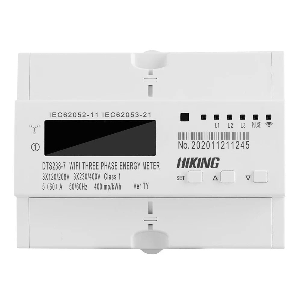 Mumubiz Tuya Smart Home Compteur Triphasé 80A LCD WiFi