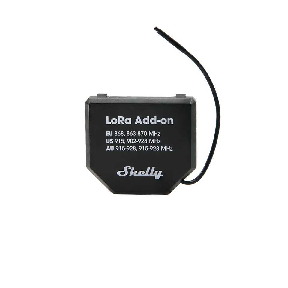 Shelly Plus LoRa Add-on module sans fil single longue portée