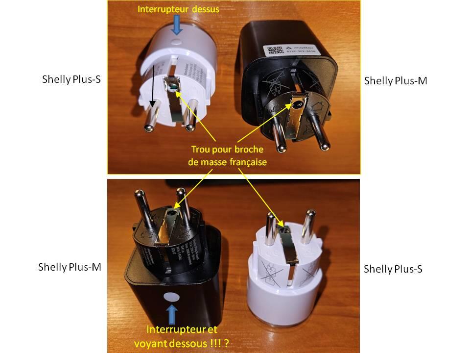 Shelly Plug M Gen3 prise connectée blanc lot de 2 suivi conso