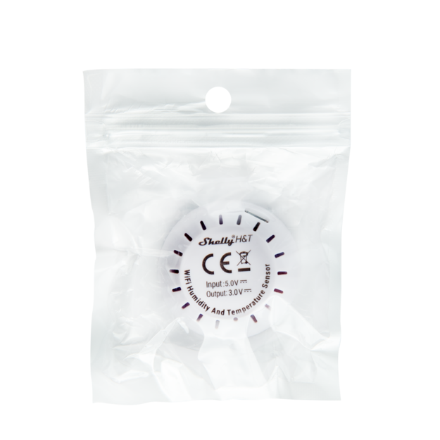 Shelly Plus H&T Add-on alimentation USB blanc