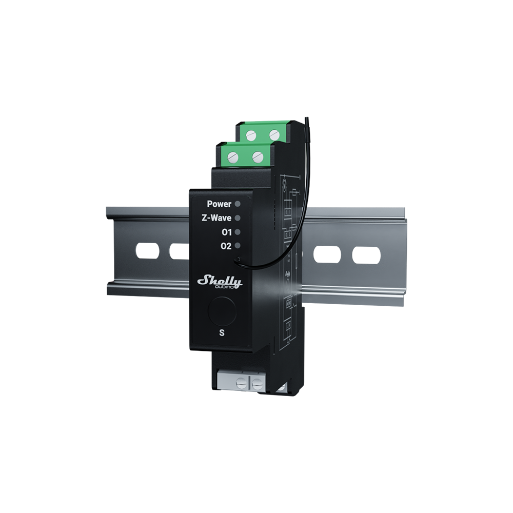 Shelly Wave Pro Shutter Volet Roulant DIN Z-Wave 16A