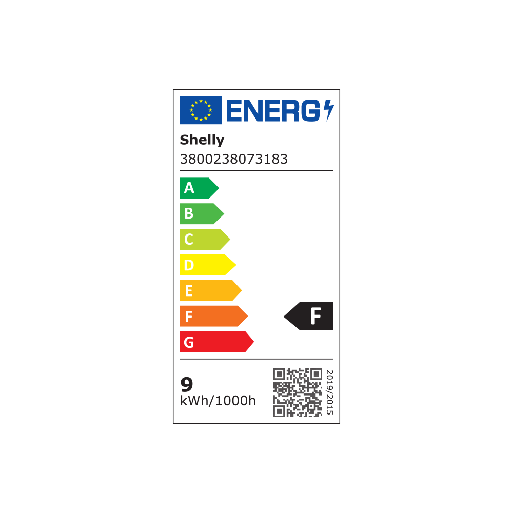 Shelly Gen3 ampoule LED E27 Multicolor RGBW blanc réglable