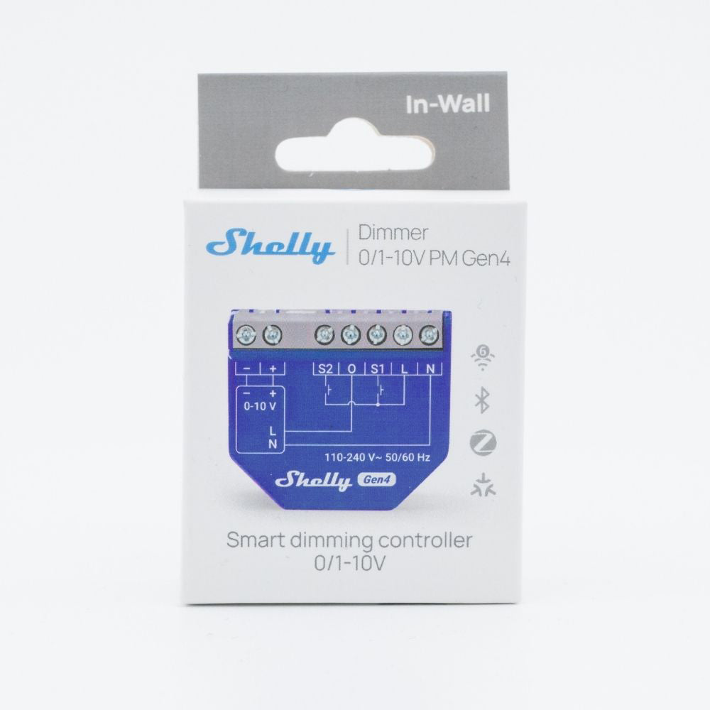 Shelly Dimmer 0-1/10V PM Gen4 variateur 0-10V avec mesure