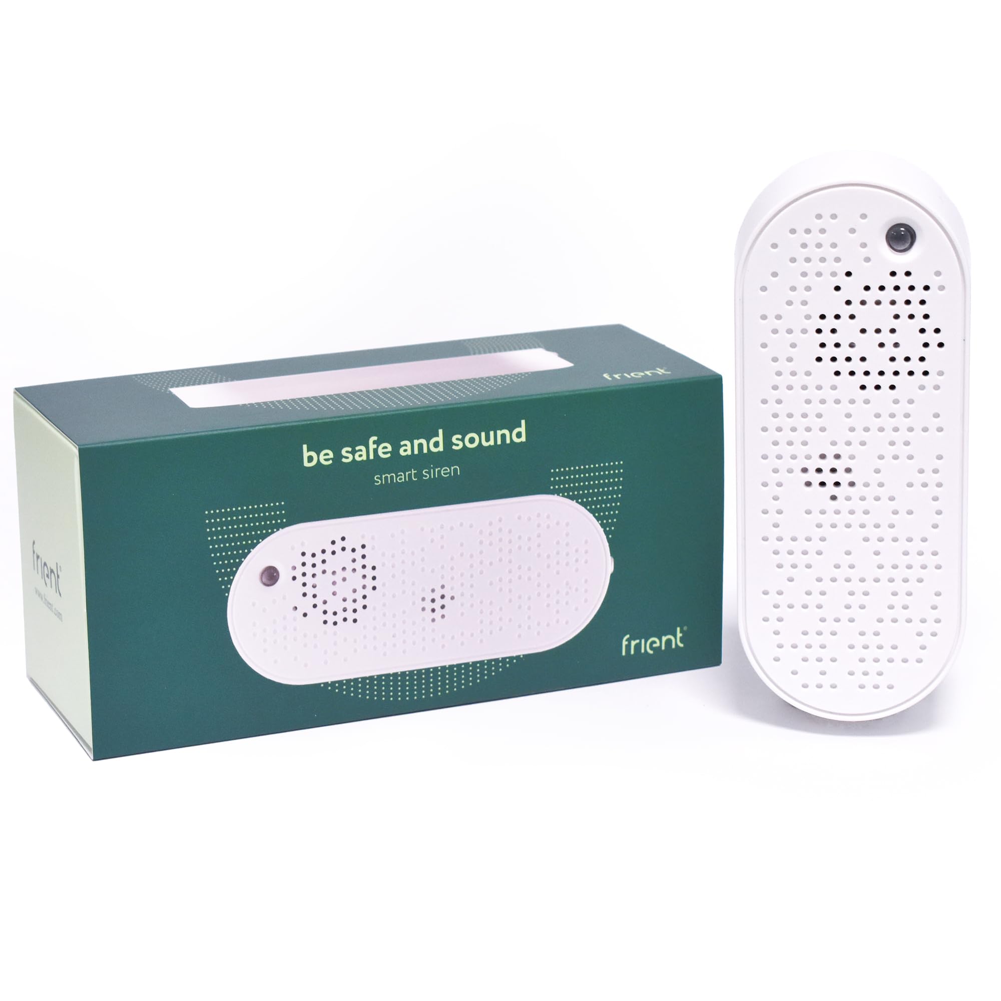 frient Sirène Intelligente Zigbee 90 dB batterie secours