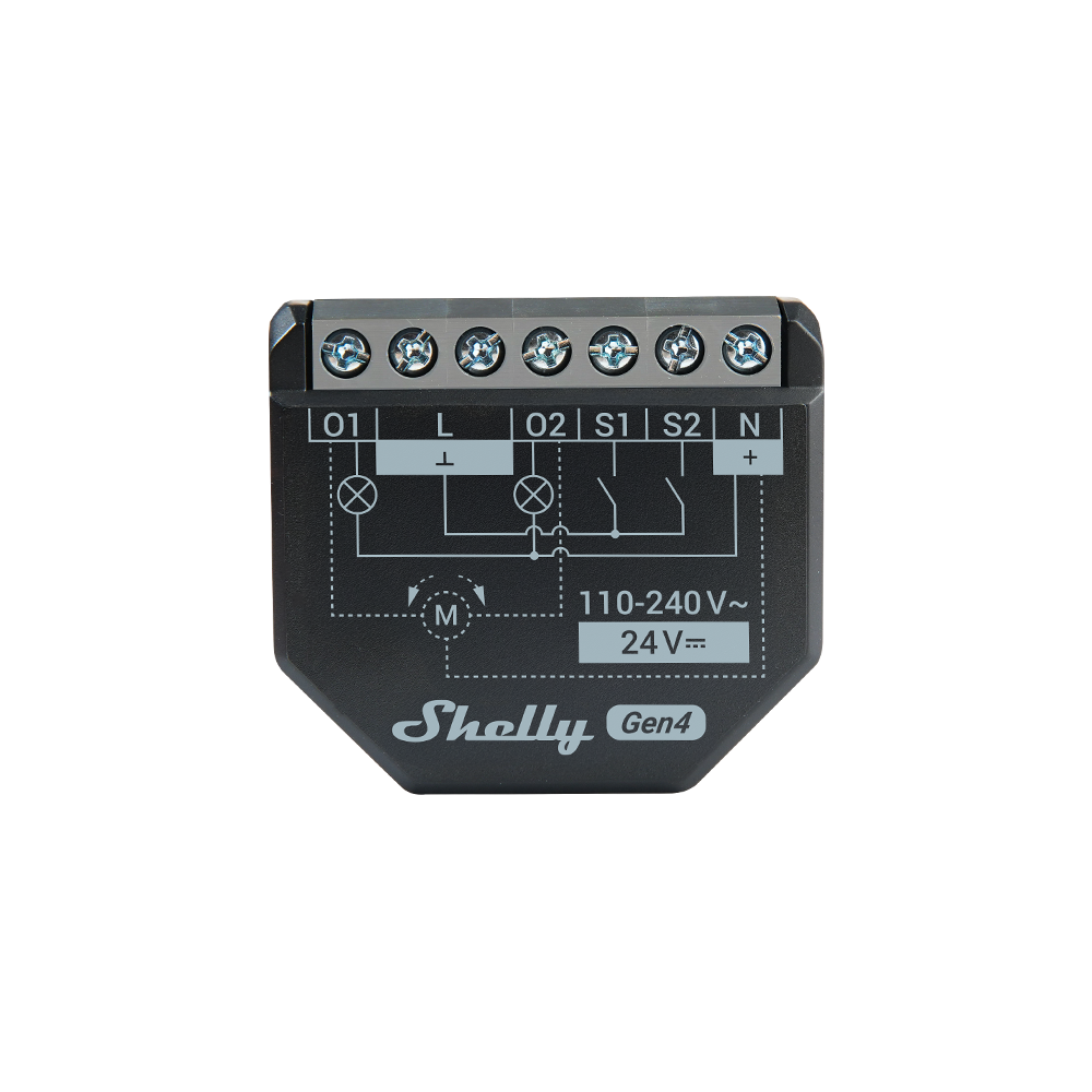 Shelly 2PM Gen4 micromodule double relais simple mesure énergie