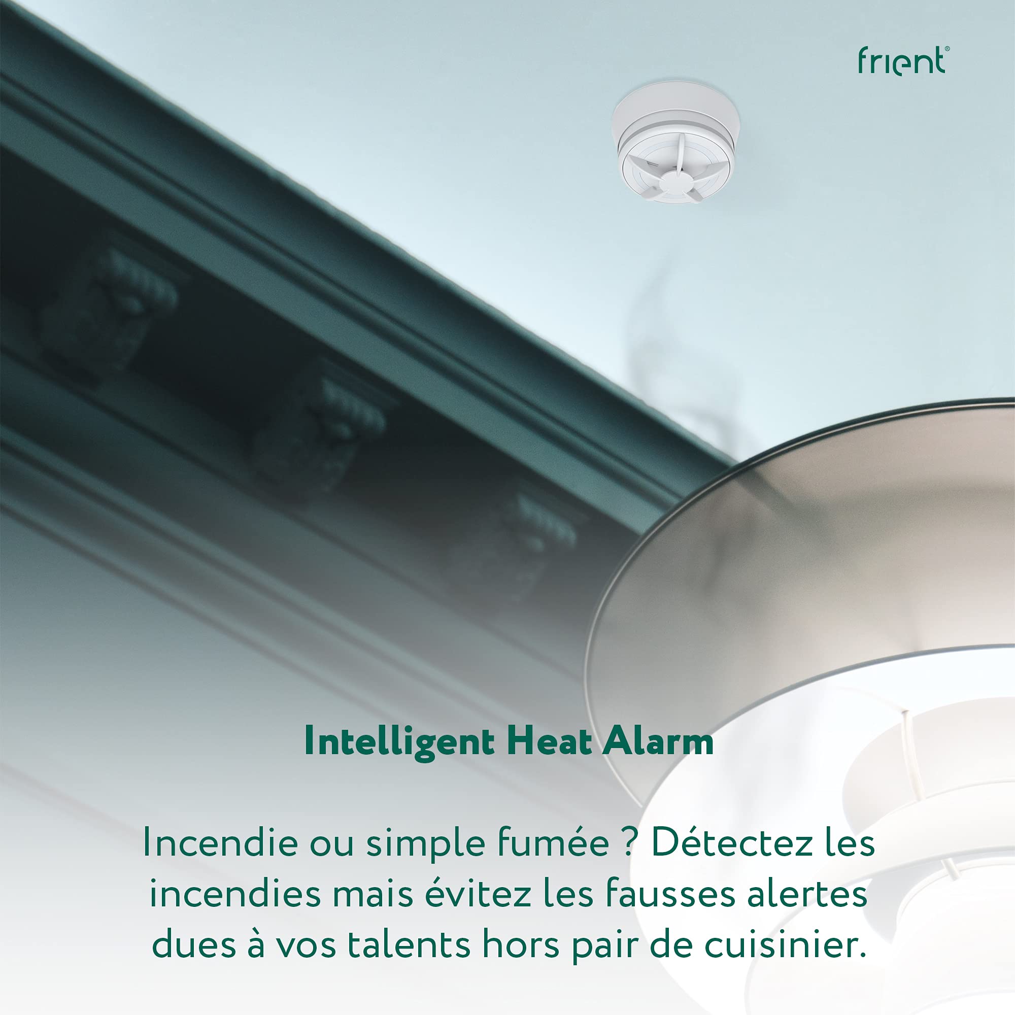 frient Intelligent Heat Alarm détecteur chaleur Zigbee 85 dB