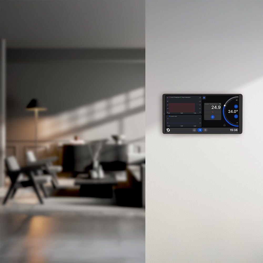 Shelly Wall Display X2 écran tactile noir + BLU HT