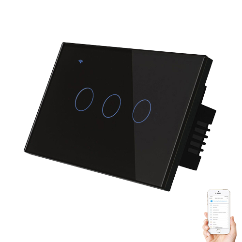 Avatto Smart Switch TS02-EU interrupteur tactile verre WiFi
