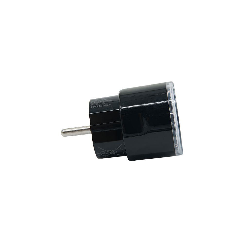 Shelly Plug PM Gen3 prise connectée WiFi énergie noir
