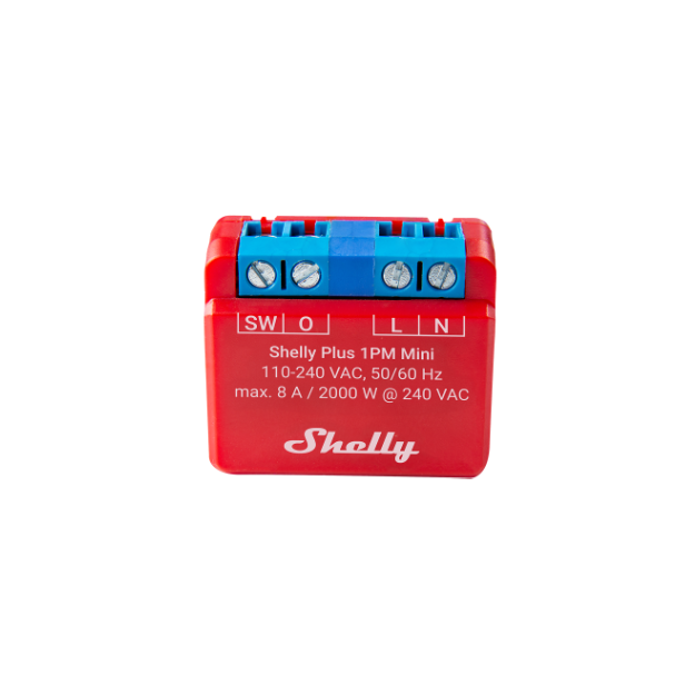 Shelly Plus 1PM Mini micromodule WiFi mesure puissance