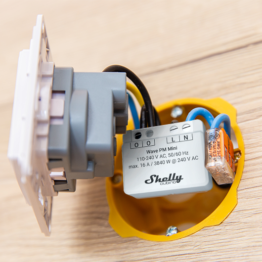 Shelly Wave PM Mini compteur énergie Z-Wave 16A