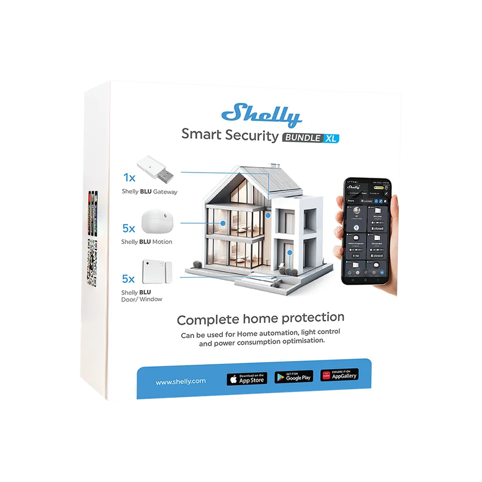 Shelly Smart Security Bundle XL kit sécurité Bluetooth