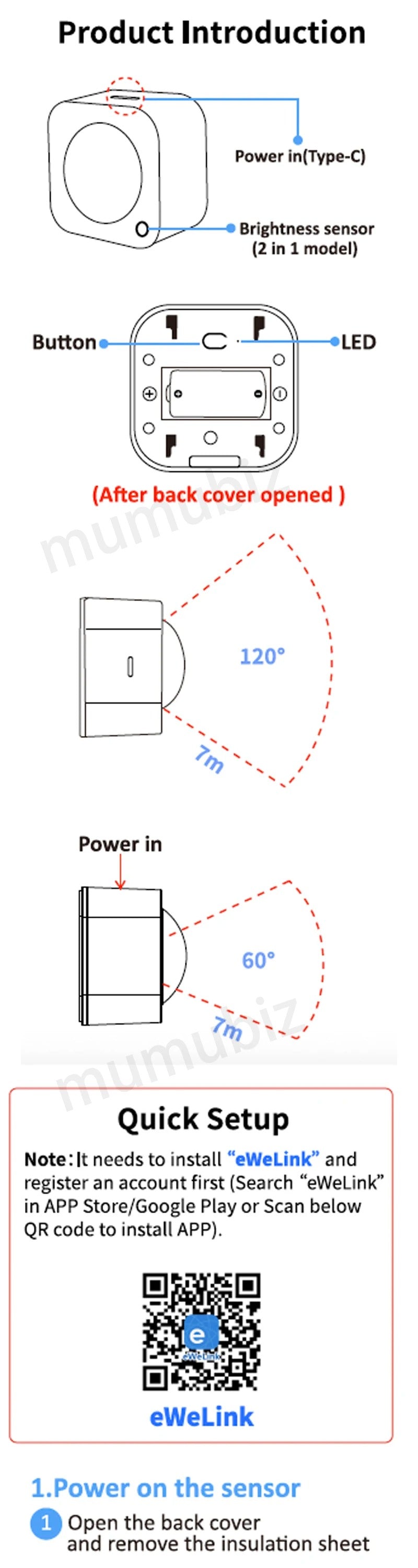 Mumubiz Zigbee Protocol détecteur mouvement PIR Zigbee 3.0