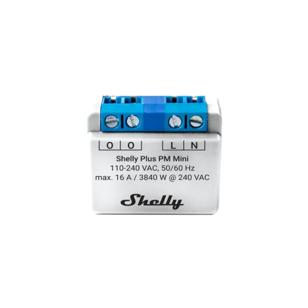 Shelly Plus PM Mini compteur énergie WiFi 16A 1 canal