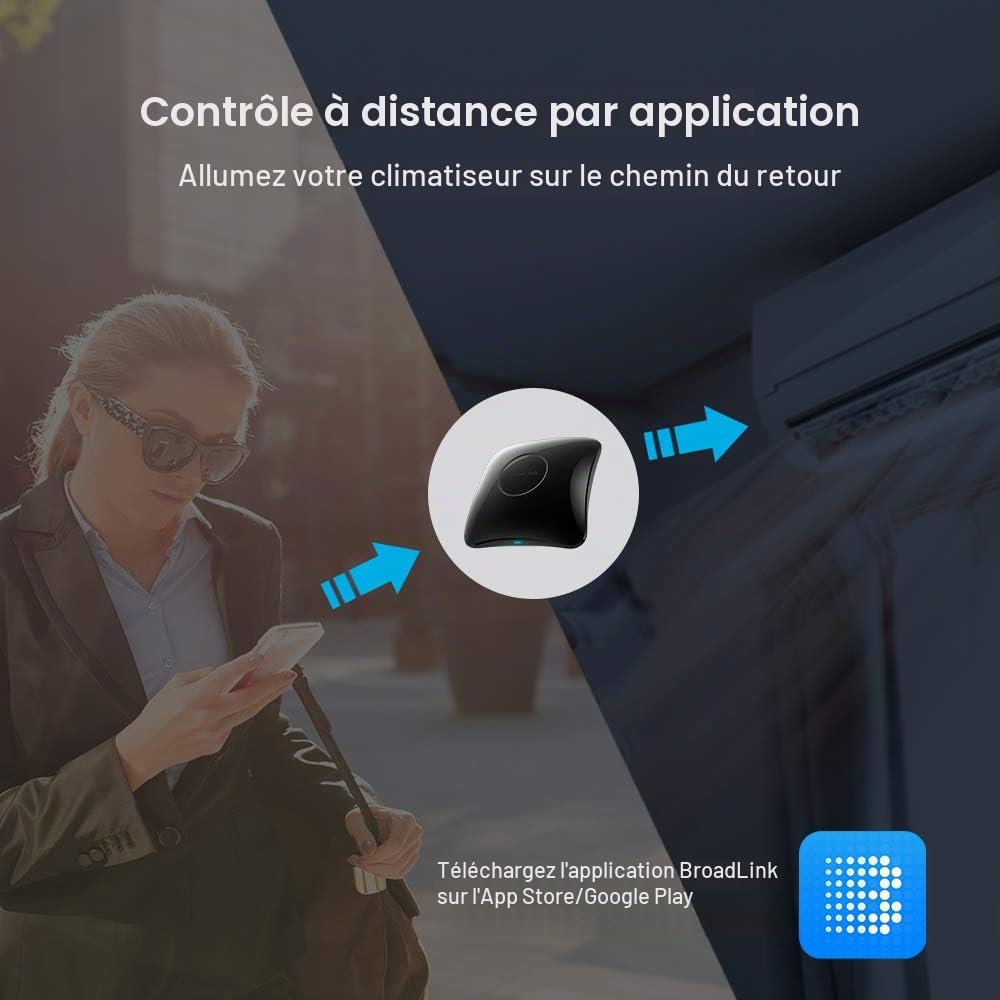 BroadLink RM4 Pro télécommande universelle IR RF avec capteur