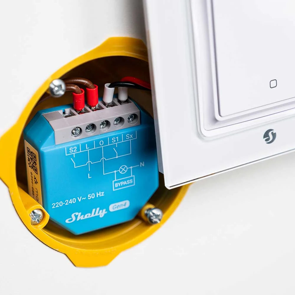 Shelly 1L Gen4 micromodule WiFi éclairage sans neutre