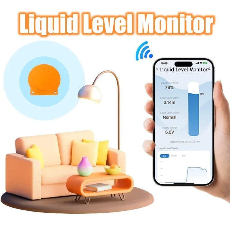 Mumubiz Zigbee Capteur Niveau Eau Ultrason 4m EU IP65
