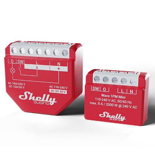 Shelly Wave 1PM Mini interrupteur Z-Wave 8A mesure puissance