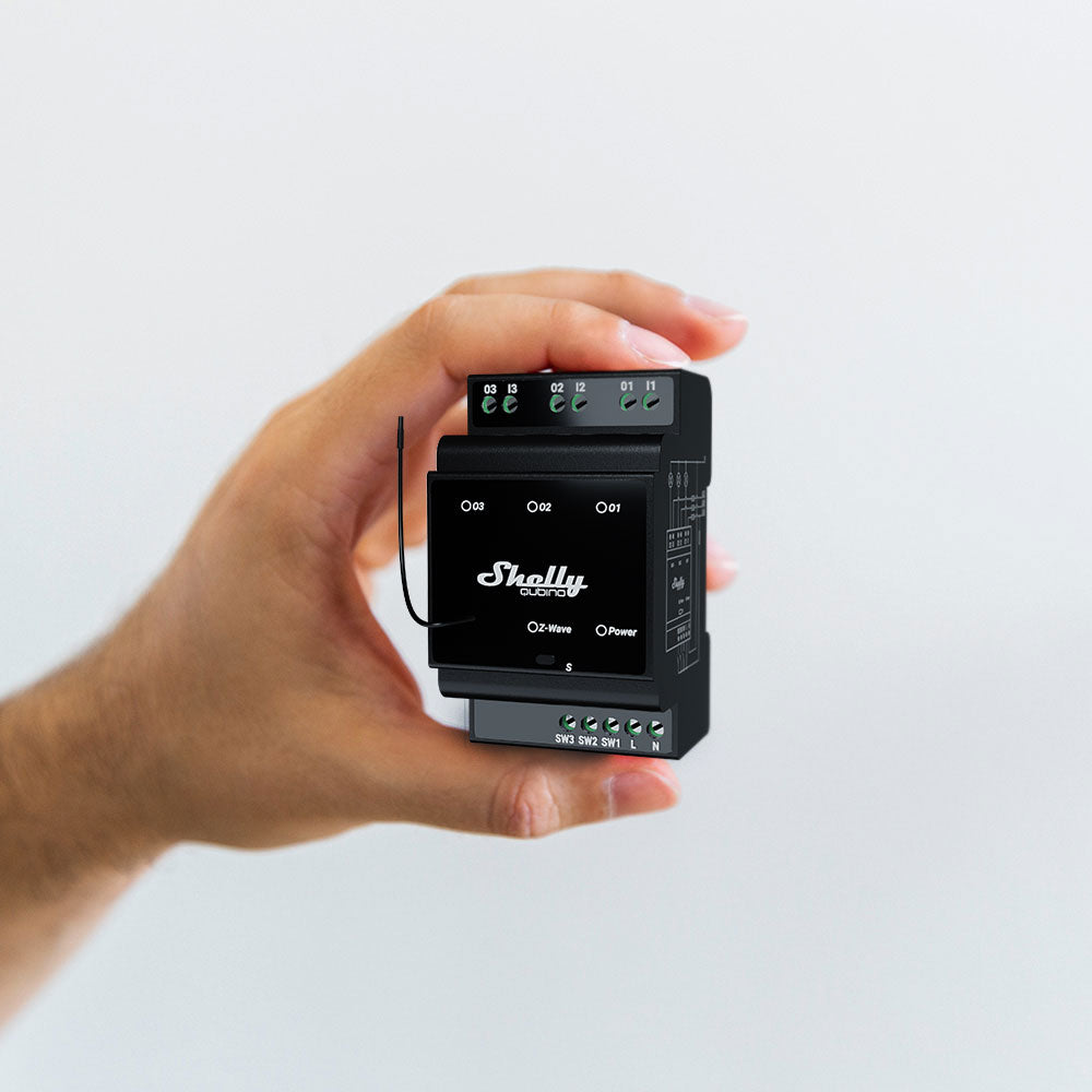 Shelly Wave Pro 3 interrupteur connecté 3 canaux DIN