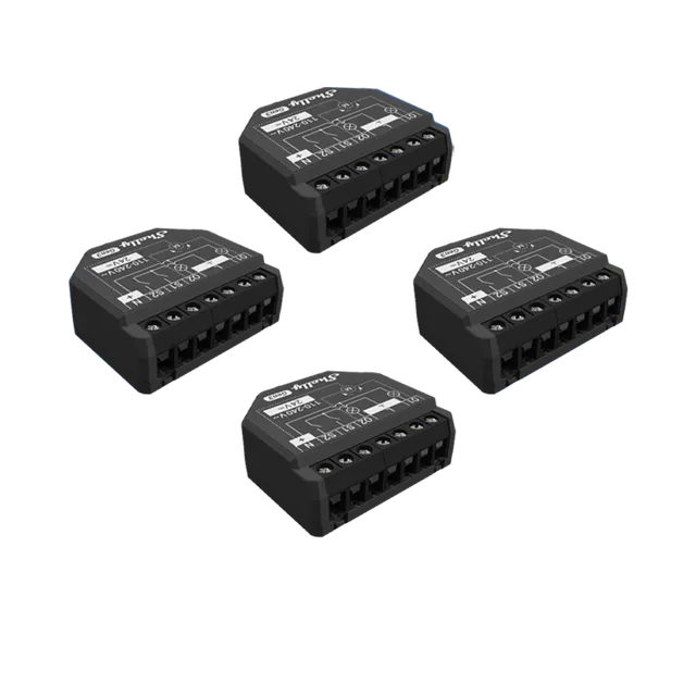 Shelly 2PM Gen3 micromodule WiFi double pack de 4