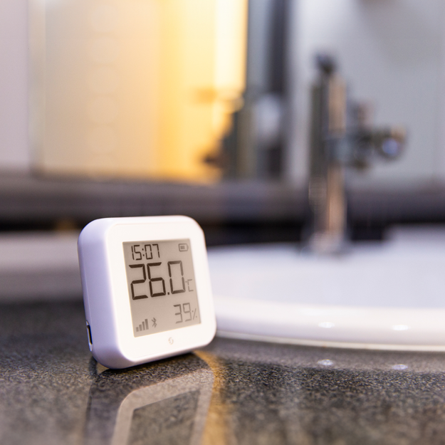 Shelly H&T Gen3 capteur température humidité blanche Wi-Fi
