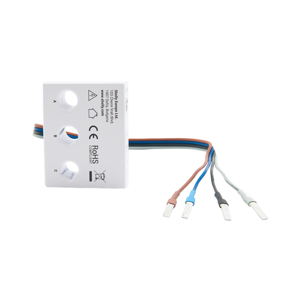 Shelly 3EM-63W Gen3 compteur énergie triphasé WiFi
