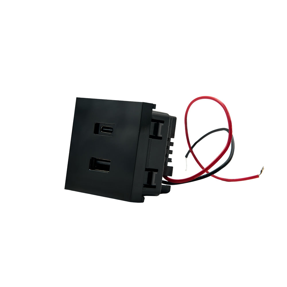 Shelly Wall Display Stand Socle Chargeur USB Black