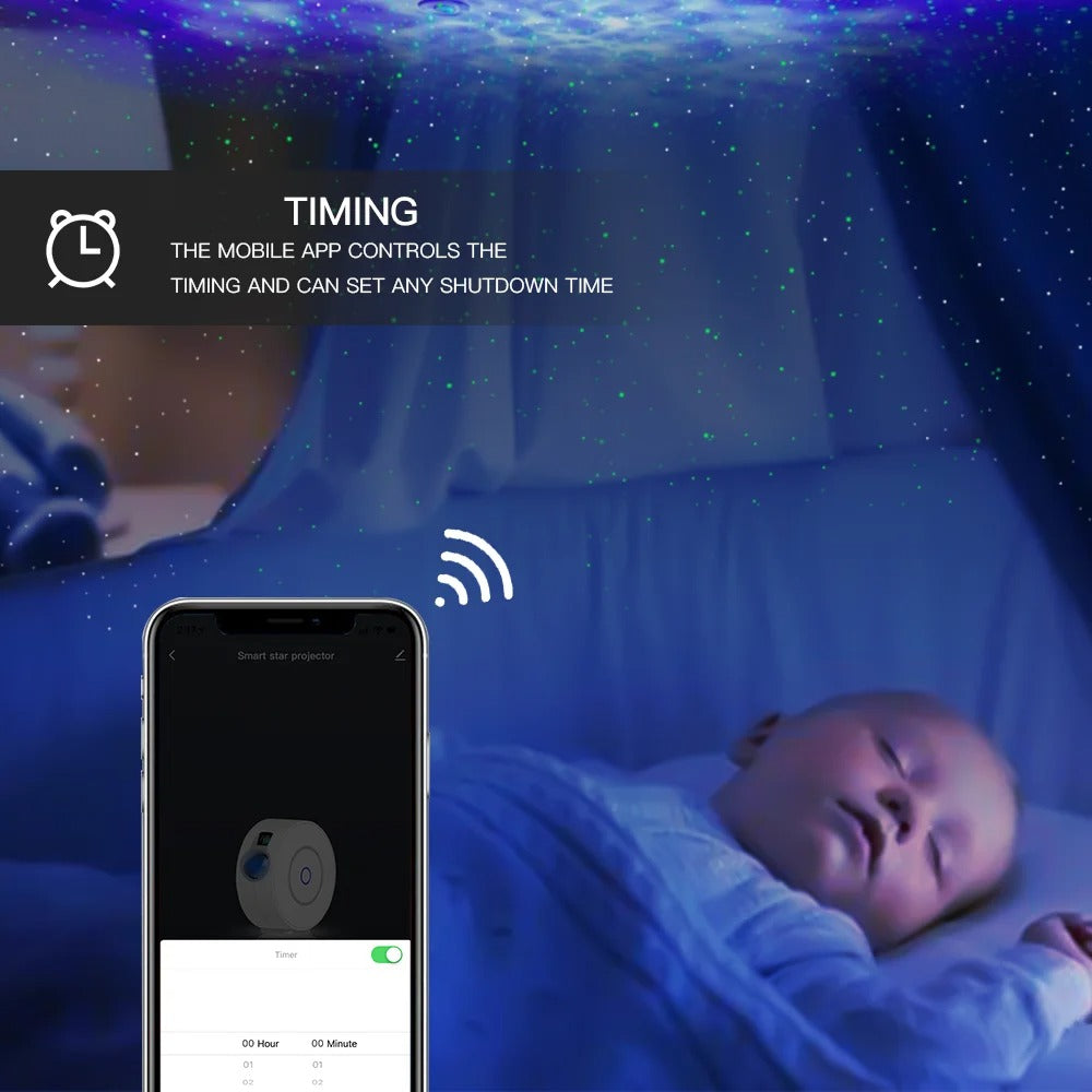 Mumubiz Tuya Smart Home projecteur étoile WiFi laser ciel étoilé