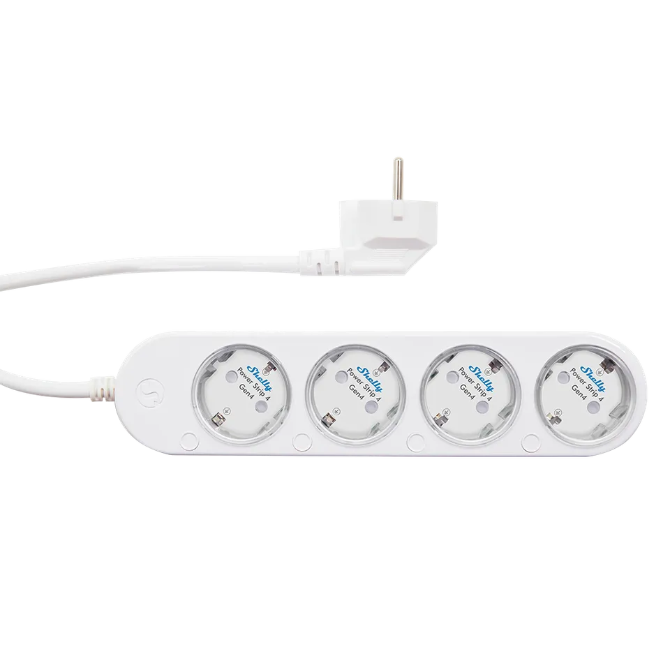 Shelly Power Strip 4 Gen4 multiprise connectée Blanc