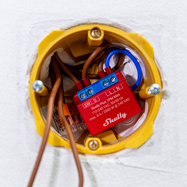 Shelly Plus 1PM Mini micromodule WiFi mesure puissance