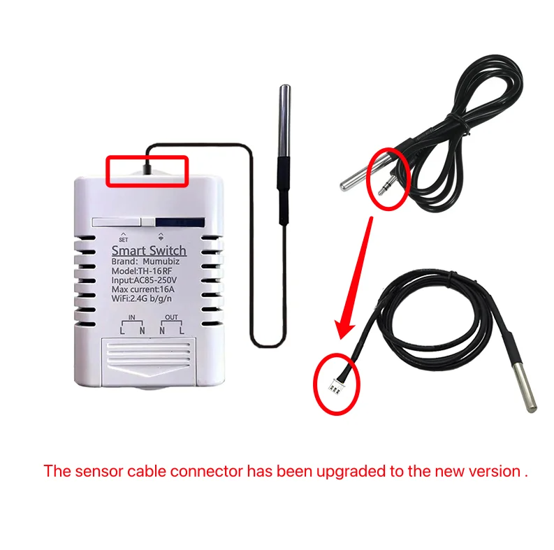 Mumubiz eWeLink Smart interrupteur WiFi 16A 3000W capteur TH