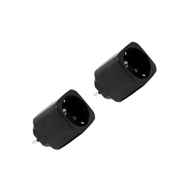 Shelly Plug M Gen3 prise connectée noire lot de 2