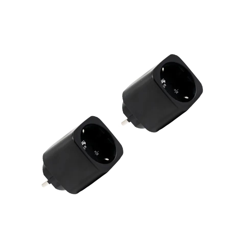 Shelly Plug M Gen3 prise connectée noire lot de 2