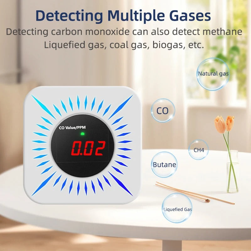 Mumubiz Tuya Smart Home détecteur gaz CO WiFi 80dB