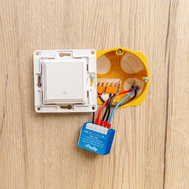Shelly Wave 1 Mini interrupteur 8A contacts secs
