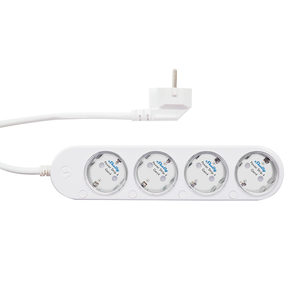Shelly Power Strip 4 Gen4 multiprise connectée Blanc