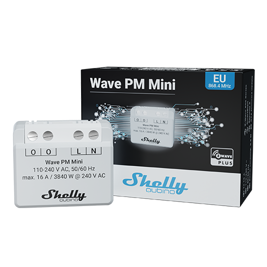 Shelly Wave PM Mini compteur énergie Z-Wave 16A