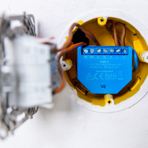 Shelly 1L Gen1 relais WiFi sans neutre éclairage