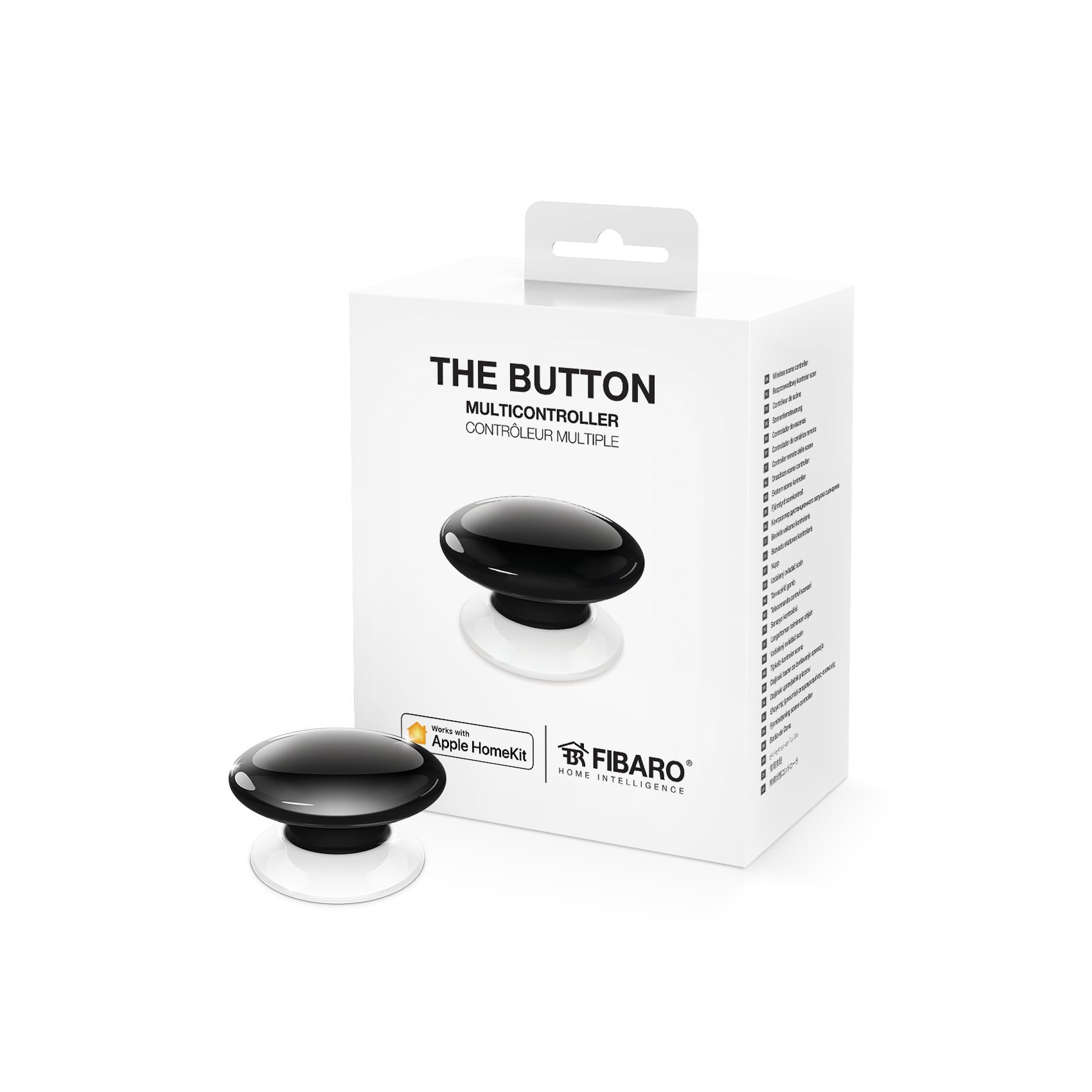 Fibaro The Button télécommande Rouge Apple HomeKit sans fil