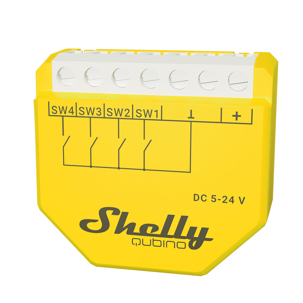 Shelly Wave i4 DC contrôleur scène Z-Wave 4 entrées