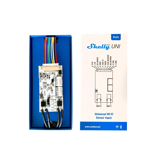 Shelly Plus Uni Module WiFi Basse Tension Température
