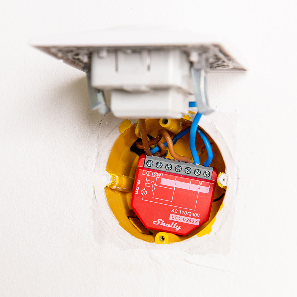 Shelly 1PM Gen4 relais WiFi mesure conso simple Zigbee Matter