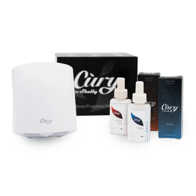Shelly Cury diffuseur connecté Amber Dusk double flacon
