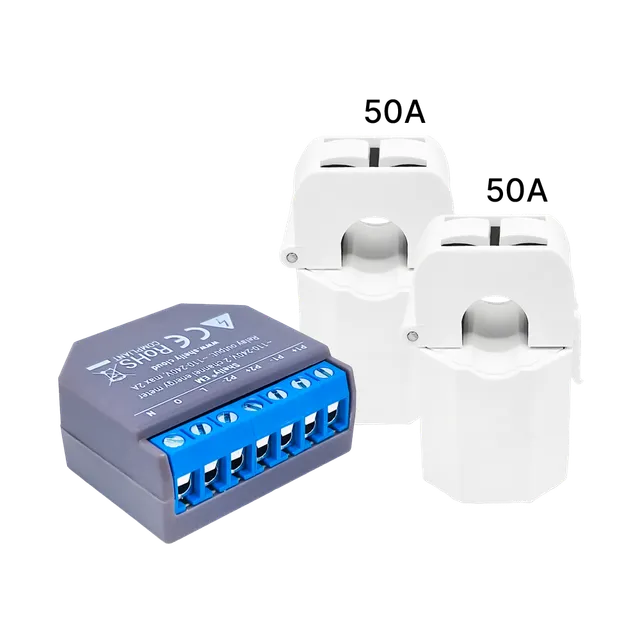 Shelly EM compteur énergie Wi-Fi 2 pinces 50A