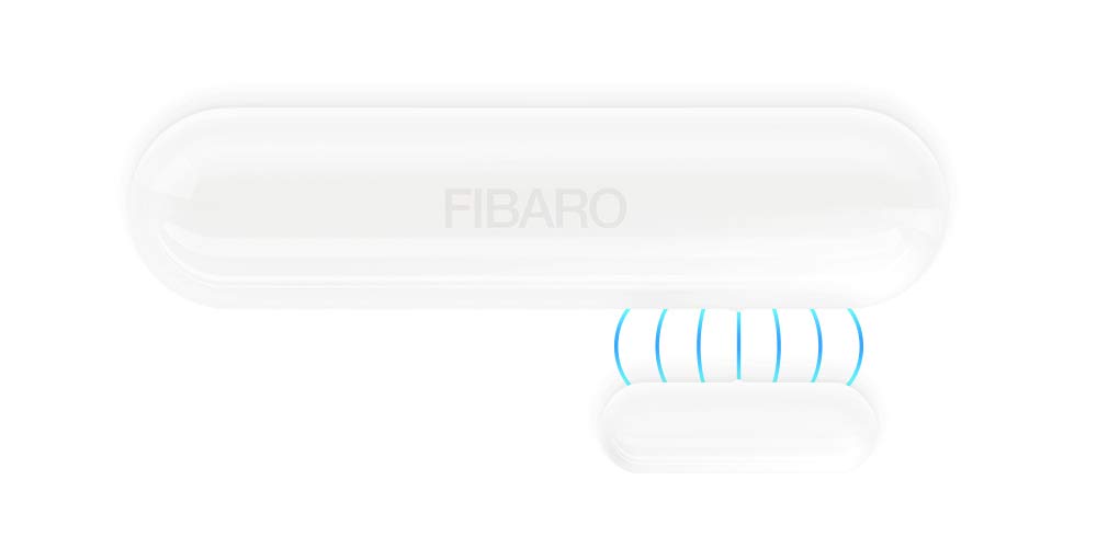 Fibaro Sûreté FGK101-ZW5 détecteur ouverture blanc Z-Wave+