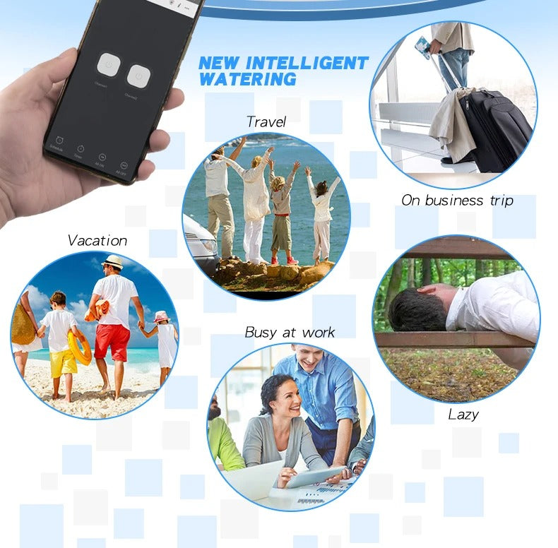 Mumubiz Tuya Smart Home kit arrosage automatique double pompe