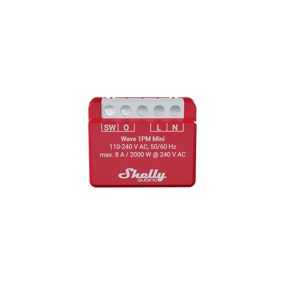 Shelly Wave 1PM Mini interrupteur Z-Wave 8A mesure puissance