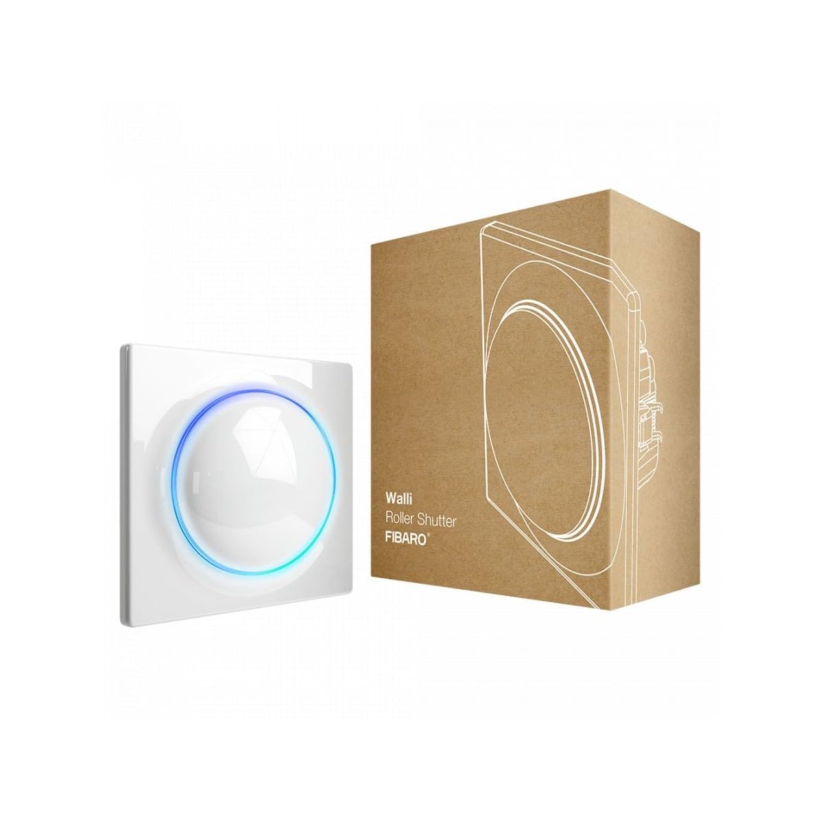 FIBARO Walli Roller Shutter interrupteur volet roulant blanc Z-Wave