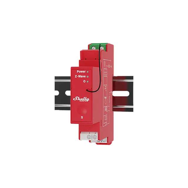Shelly Wave Pro 1PM Interrupteur DIN Z-Wave 1 voie
